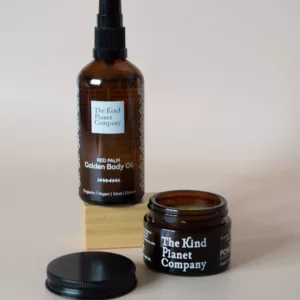 golden body oil and power balm