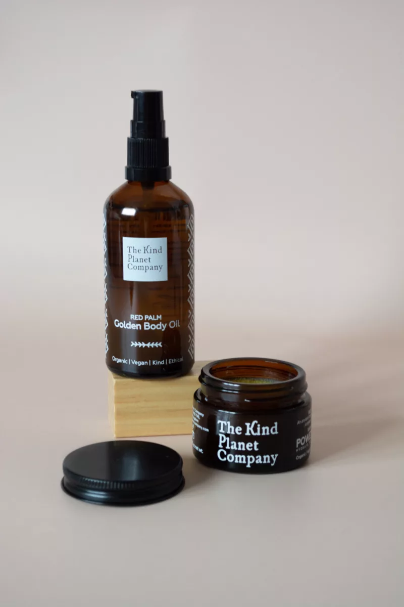 golden body oil and power balm